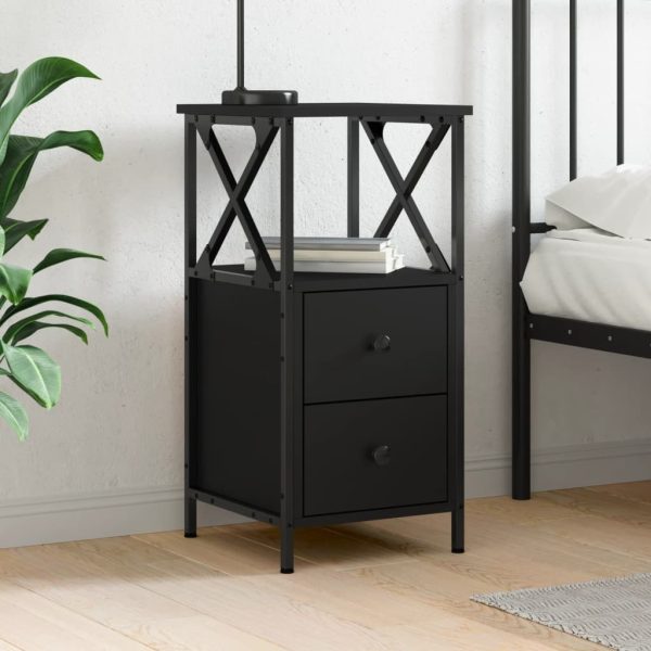 Bedside Cabinet 34×35.5×70 cm Engineered Wood