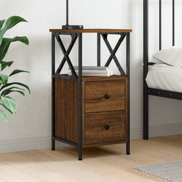 Bedside Cabinet 34×35.5×70 cm Engineered Wood