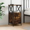 Bedside Cabinet 34×35.5×70 cm Engineered Wood