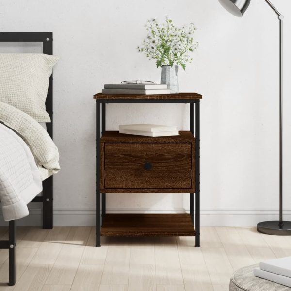 Bedside Cabinet 40x42x56 cm Engineered Wood