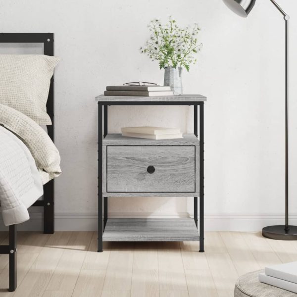 Bedside Cabinet 40x42x56 cm Engineered Wood