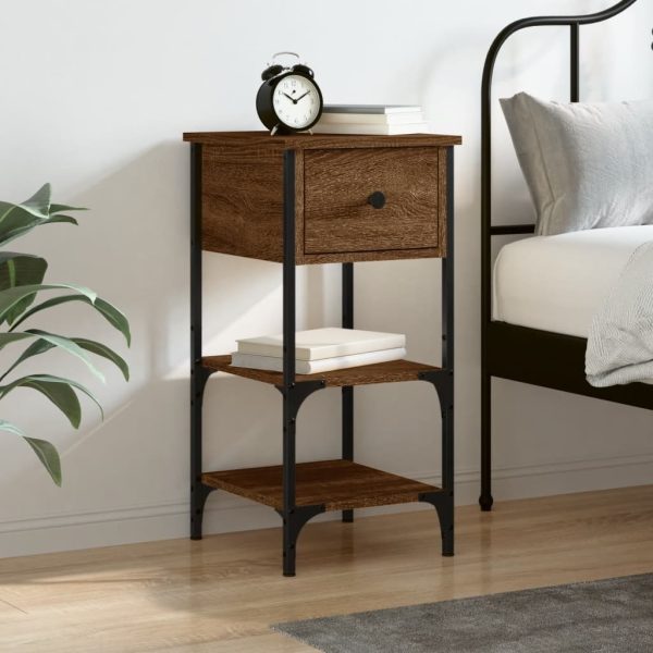 Bedside Cabinet 34x36x70 cm Engineered Wood