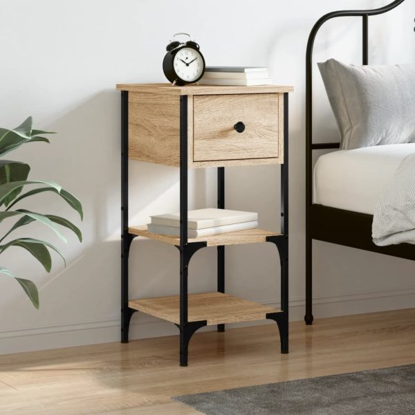 Bedside Cabinet 34x36x70 cm Engineered Wood