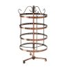 Earring Holder Stand Jewelry Display Hanging Rack Storage Metal Organizer 4 Tier Bronze