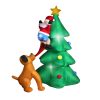 Inflatable Christmas Santa Snowman with LED Light Xmas Decoration Outdoor Type 1