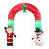 Inflatable Christmas Santa Snowman with LED Light Xmas Decoration Outdoor Type 2