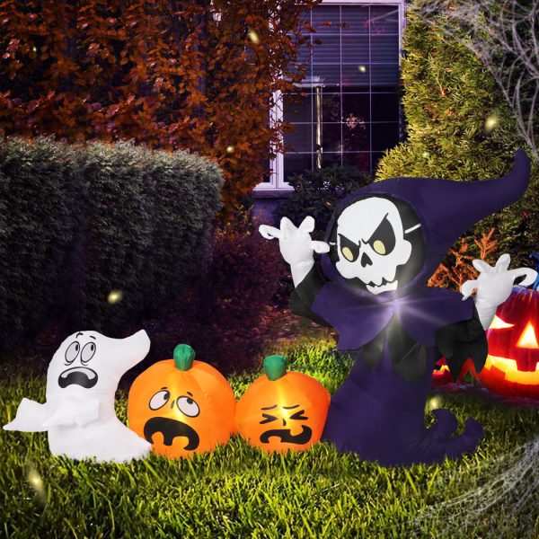 Halloween Inflatables LED Lights Blow Up Party Outdoor Yard Decorations