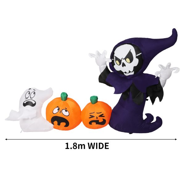 Halloween Inflatables LED Lights Blow Up Party Outdoor Yard Decorations