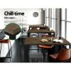 Vintage Industrial High Bar Table for Stool Kitchen Cafe Desk – Dark Brown