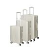 Luggage Suitcase Trolley Set Travel Lightweight 3pc 20″+24″+28″ White