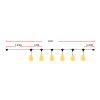Festoon String Lights Xmas Wedding Party Waterproof Garden Outdoor – 10 M