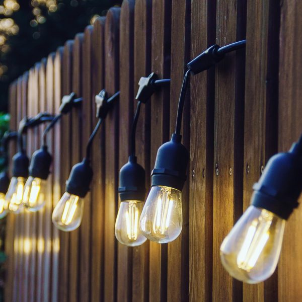 Festoon String Lights Xmas Wedding Party Waterproof Garden Outdoor – 30 M