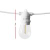 77M LED Festoon Light Outdoor String Light Christmas Wedding Party Decorations