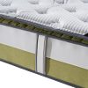 Queen Mattress Memory Pillow Top Pocket Spring Foam Medium Firm Bed