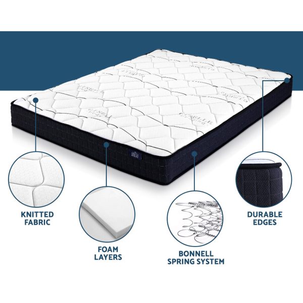 Barnegat Bedding Glay Bonnell Spring Mattress 16cm Thick – QUEEN