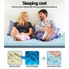 Bedding Cool Gel 7-zone Memory Foam Mattress Topper w/Bamboo Cover 5cm – QUEEN