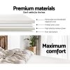 Bedding Memory Foam Mattress Topper w/Cover 8cm – QUEEN
