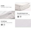 Bedding Memory Foam Mattress Topper w/Cover 8cm – QUEEN