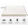 Bedding Memory Foam Mattress Topper w/Cover 8cm – QUEEN