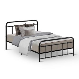 Adel LEO Metal Bed Frame – KING SINGLE, Black