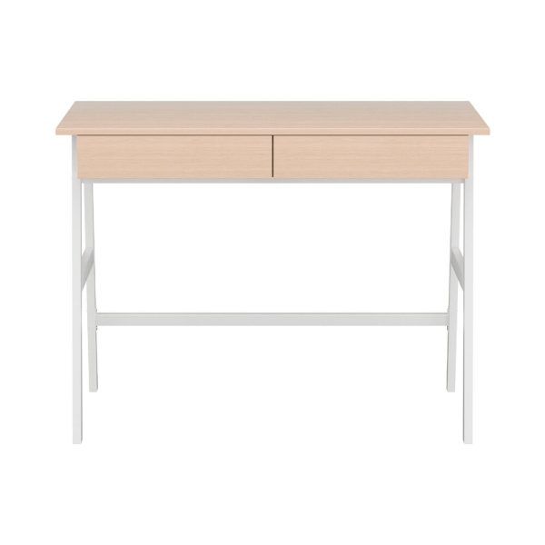Computer Desk Drawer Cabinet Oak 100CM