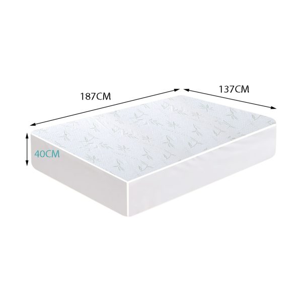 Fully Fitted Waterproof Breathable Bamboo Mattress Protector – DOUBLE