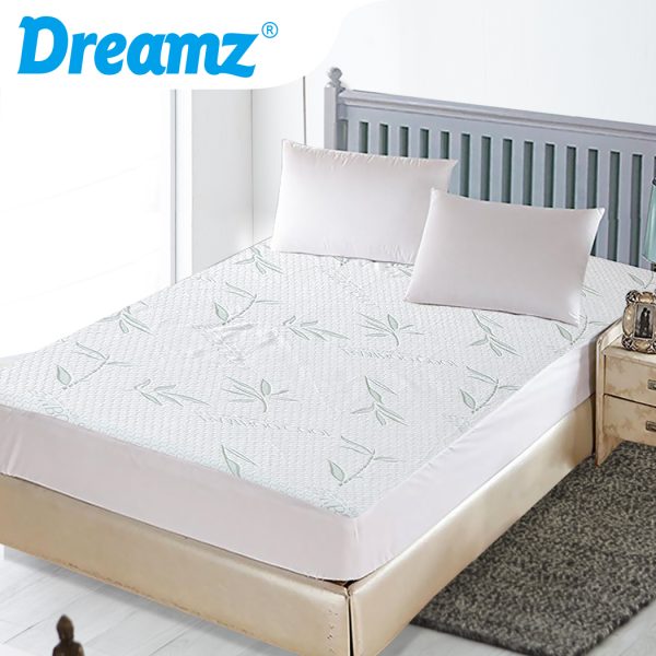 Fully Fitted Waterproof Breathable Bamboo Mattress Protector – SINGLE