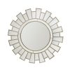 Wall Mirror MDF Silver Clear Image Lightweight
