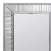 Wall Mirror MDF Silver Mirror Clear Image Rectangular Shape