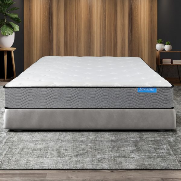 Ashland Spring Mattress Pocket Bed Top Coil Sleep Foam Extra Firm 23CM – KING SINGLE