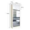 Mirrored Shoe Storage Cabinet Organizer – 63 x 17 x 170cm
