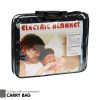 Heated Electric Car Blanket 150x110cm 12V – Black