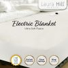 Fleece 9 Level Heated Settings Electric Blanket – KING
