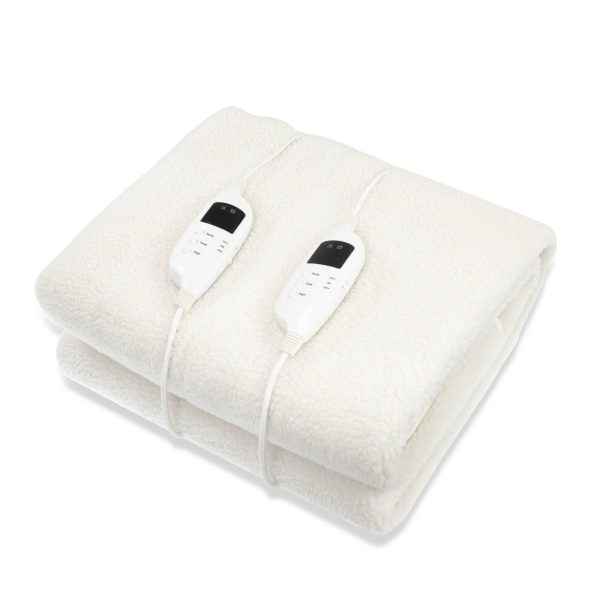 Fleece 9 Level Heated Settings Electric Blanket – KING
