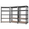 1.5M Garage Shelving Warehouse Rack Pallet Racking Storage Shelf Charcoal