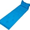 Trailblazer 9-Points Self-Inflatable Polyester Air Mattress With Pillow – Blue