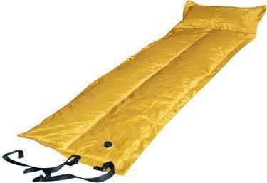 Trailblazer Self-Inflatable Foldable Air Mattress With Pillow – Red