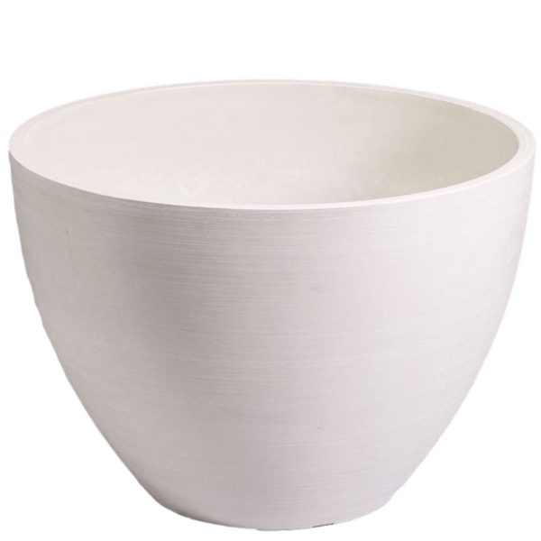 Polished Planter Bowl 30cm – Black