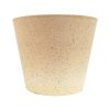 Imitation Stone Pot – 20 cm, White and Cream