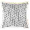 Cushion Cover-Coastal Fringe-Milan Blue – 35×50 cm
