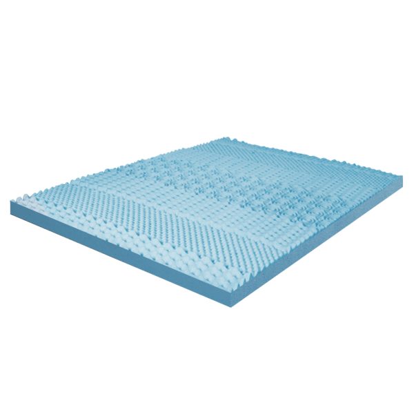 7-Zone Cool Gel Mattress Topper Memory Foam Removable Cover – QUEEN, 5 cm