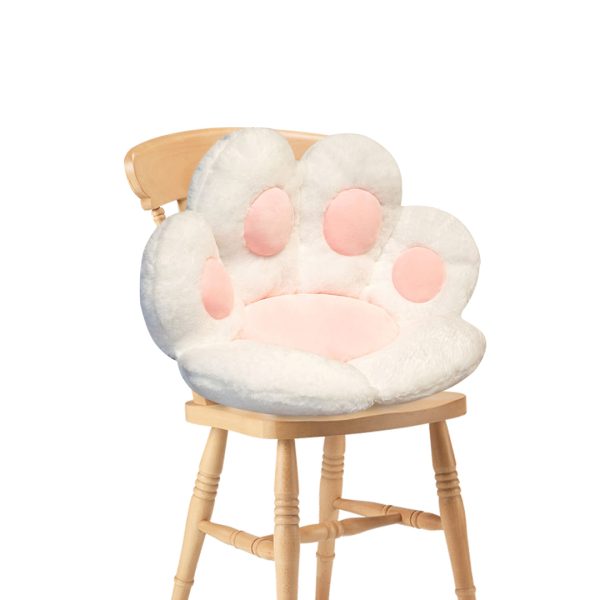 70cm Mint Blue Paw Shape Cushion Warm Lazy Sofa Decorative Pillow Backseat Plush Mat Home Decor