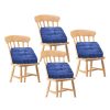 4X Coffee Square Cushion Soft Leaning Plush Backrest Throw Seat Pillow Home Office Decor