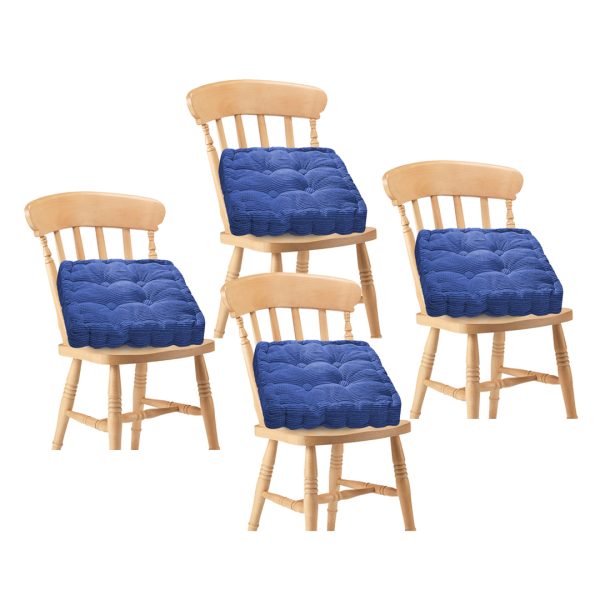 4X Coffee Square Cushion Soft Leaning Plush Backrest Throw Seat Pillow Home Office Decor