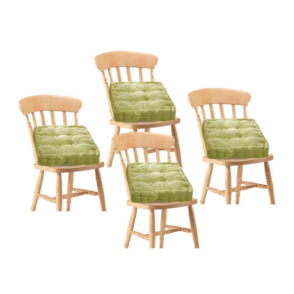 4X Coffee Square Cushion Soft Leaning Plush Backrest Throw Seat Pillow Home Office Decor