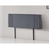Linen Fabric Bed Deluxe Headboard Bedhead – DOUBLE, Grey