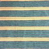 Green/yellow cotton rug – 90×150 cm
