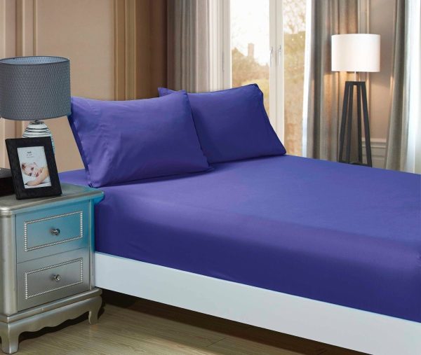 1000TC Ultra Soft Fitted Sheet & Pillowcase Set – King Single Size Bed – Charcoal