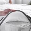 Bedding Luxury Pillowtop Mattress Topper Mat Pad Protector Cover – QUEEN
