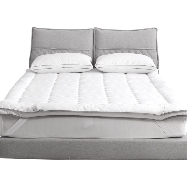 Bedding Luxury Pillowtop Mattress Topper Mat Pad Protector Cover – QUEEN